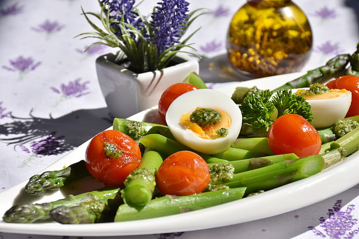 asparagus salad with egg