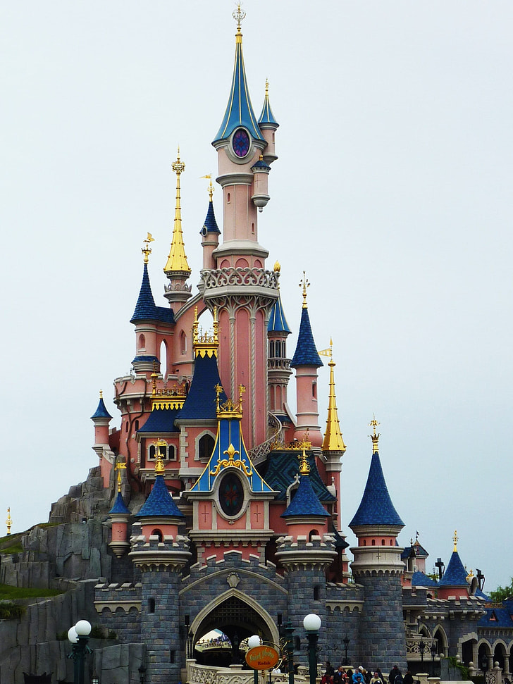 Disney Land castle photography