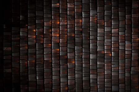 Closeup textured tiled shot