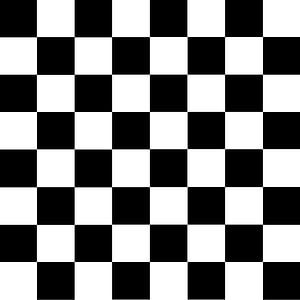 white and black checkered illustration