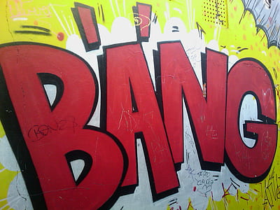 red Banf wall graffiti