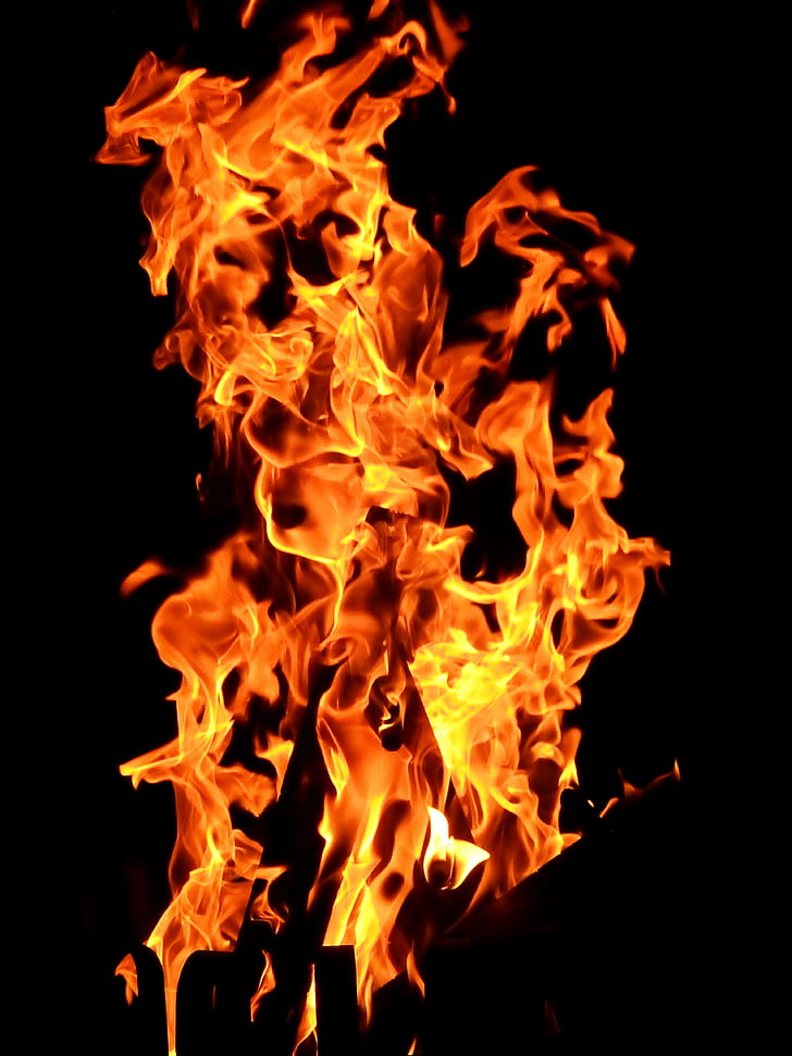 closeup photo of flame