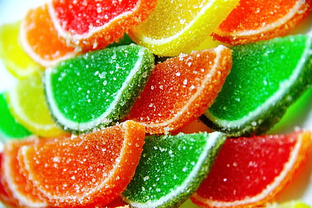 sugar-sprinkled candies