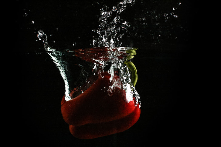 Red Paprika in Water