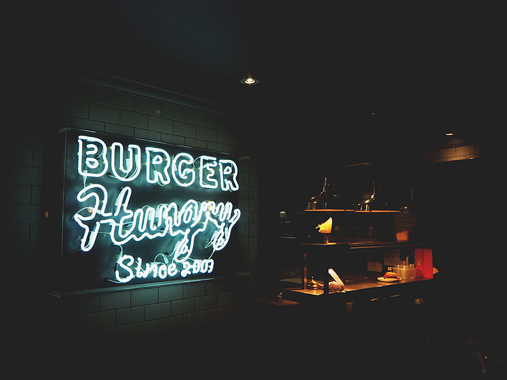 Burger sign