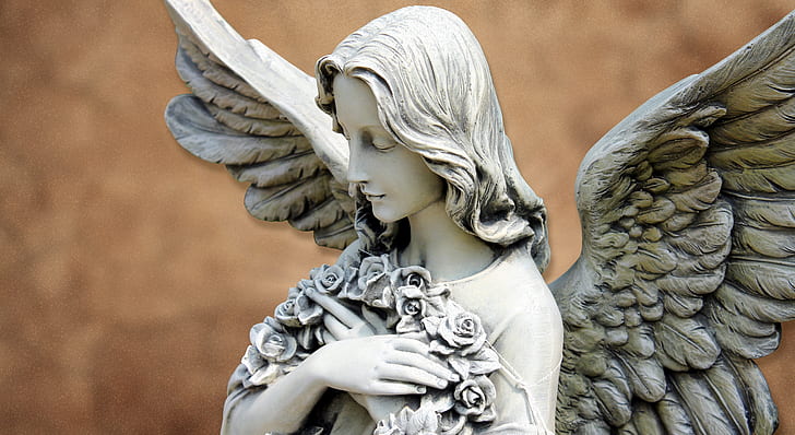 female angel statue
