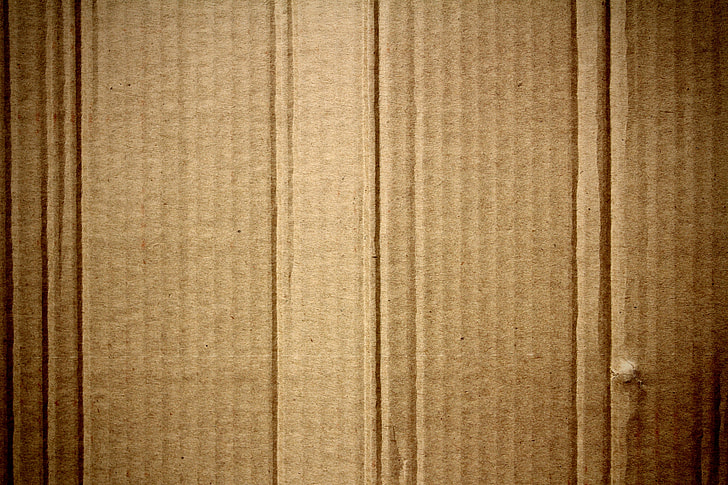 closeup of brown cardboard