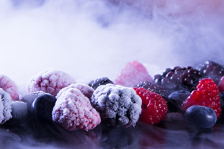 assorted frozen fruits