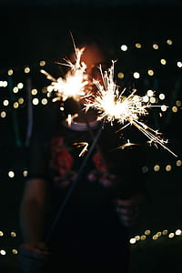 Bokeh Photography of Photo of Person Holding Sprinkler