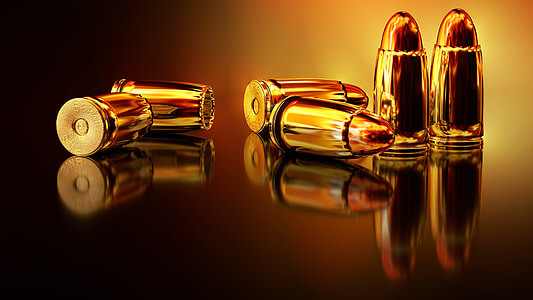 six ammunition bullets