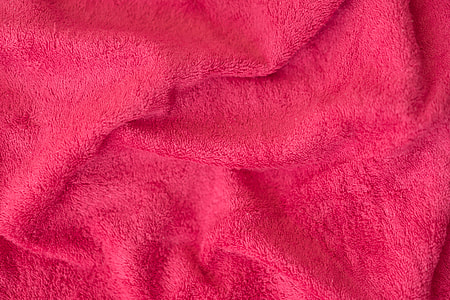 Soft Cotton Red Pink Towel Close Up Background