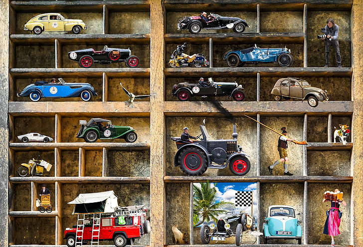 die-cast toy cars painting