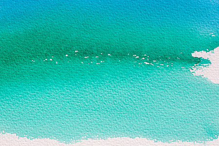 teal, white, paint, watercolour, painting technique, soluble in water