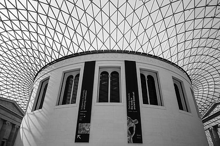 This image was taken inside the Great Court at the British Museum in London. Image captured with a Canon 6D DSLR