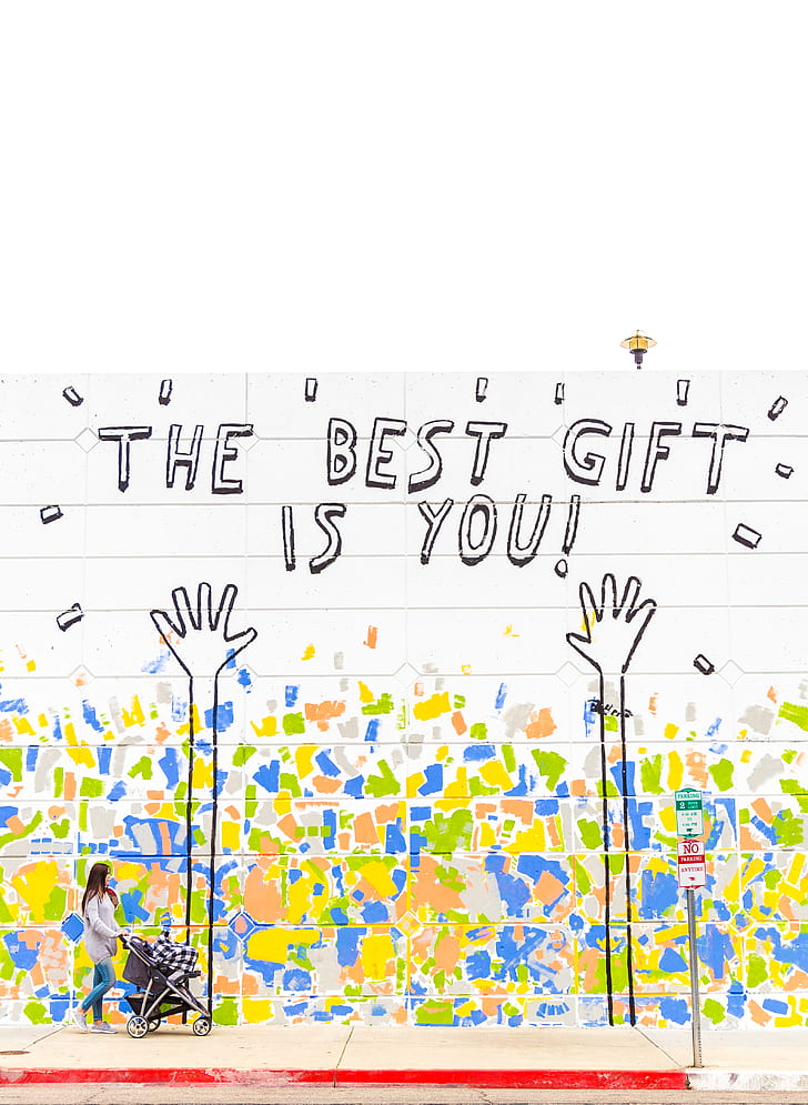 The Best Gift is You text