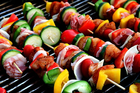 kebab on the grill