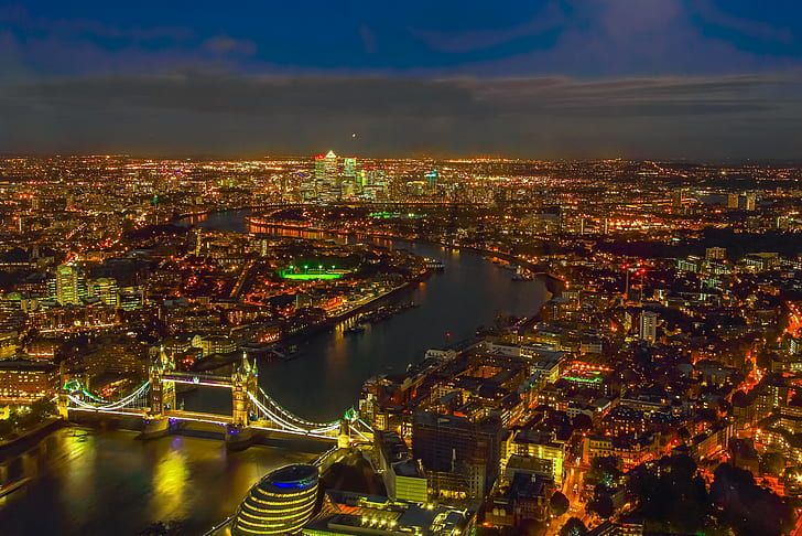 London over view photography