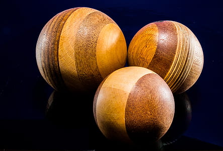 Brown Wooden Ball