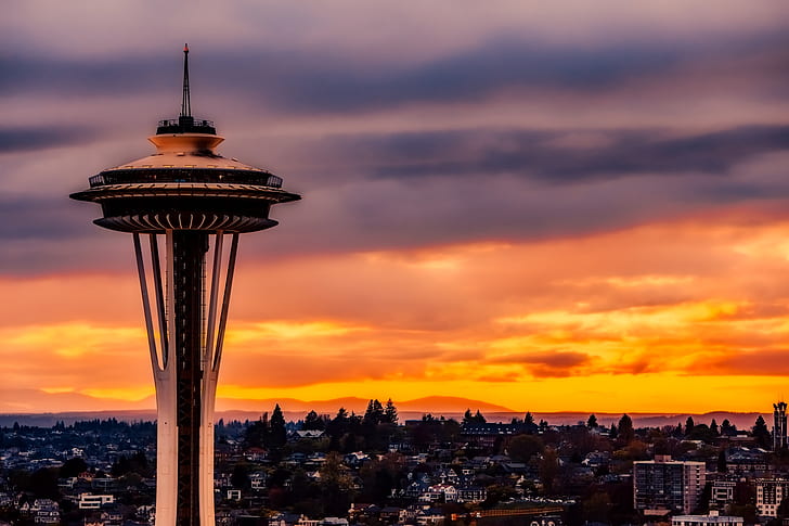photography of Space Needle