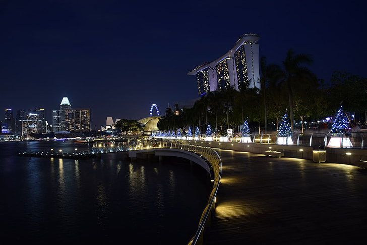 landscape photography of Marina Bays Sans Singapore