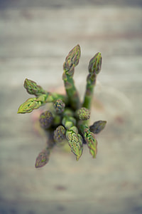 Fresh asparagus close up