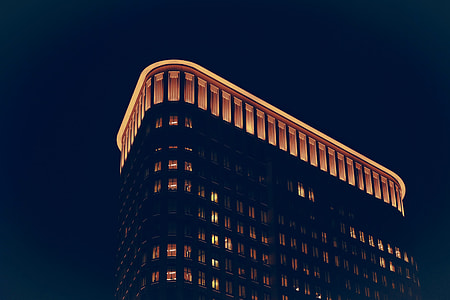 Flatiron Building during nighttime