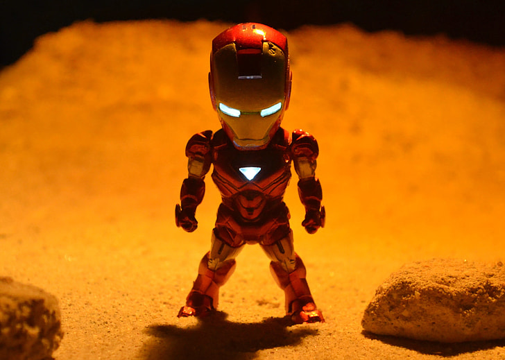 Iron Man plastic figure