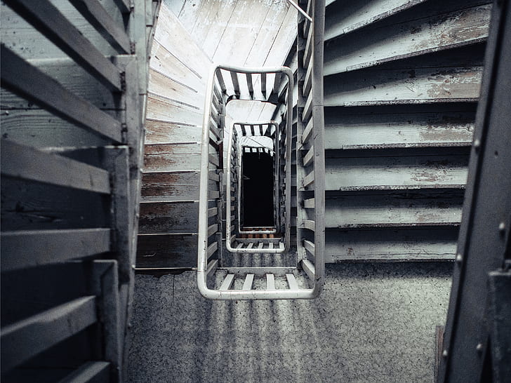 optical illusion of stairs