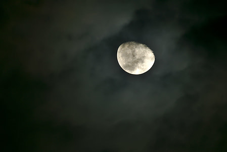 Lunar in dark night