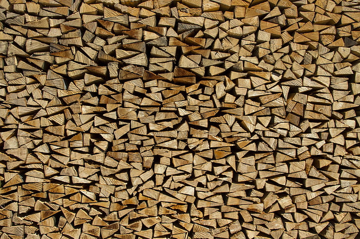 stack of firewoods