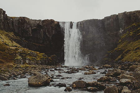 photo of waterfalls