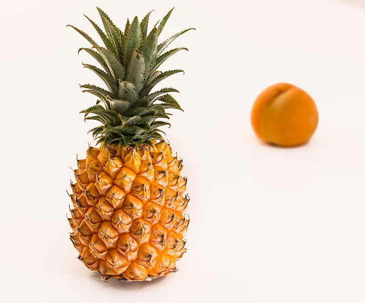 pineapple and orange fruits