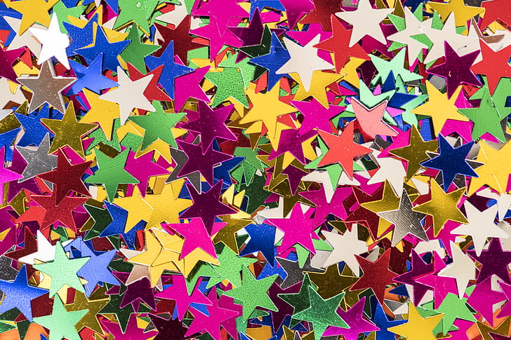 A Collection Of Multicolored Shiny Stickers High-Res Vector Graphic - Getty  Images
