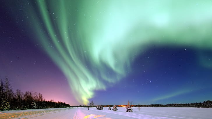 Aurora Borealis scenery