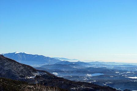 Winter Hills Scenery