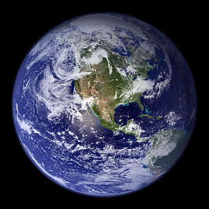 close up photo of planet earth