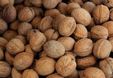 nuts, walnut, food, texture, natural