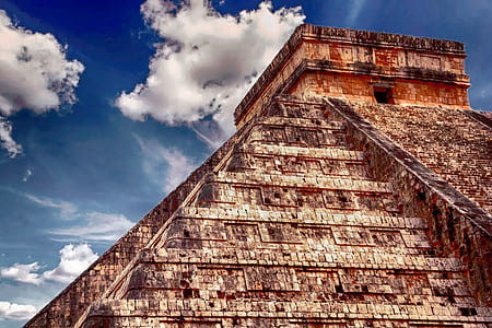 HDR photography of brown pyramid during daytime