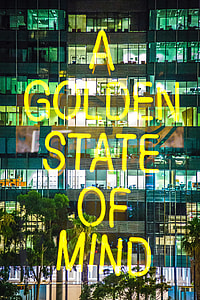 Golden State Of Mind Neon Sign