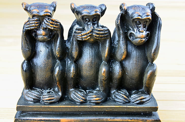 Three Wise Monkeys figurine
