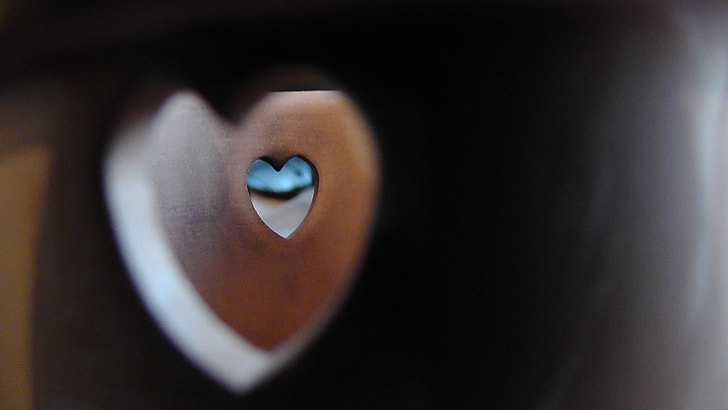 wall, heart, hole, wood, love, valentine's day
