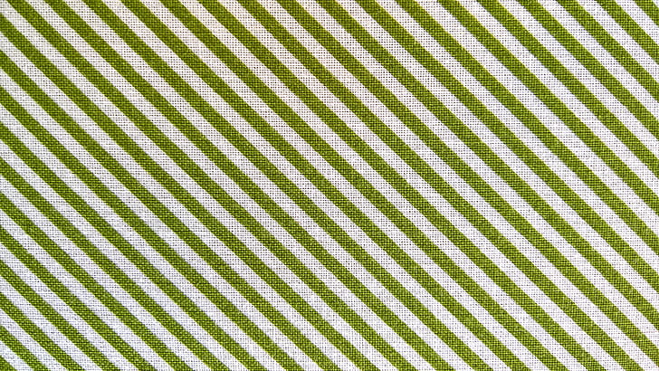 white and green striped textile