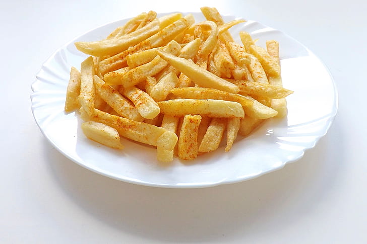 potato fries on plate