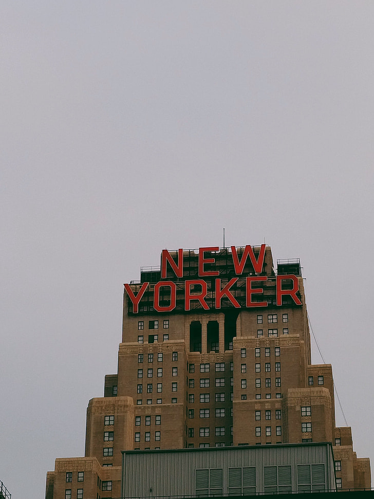 Large New Yorker Sign
