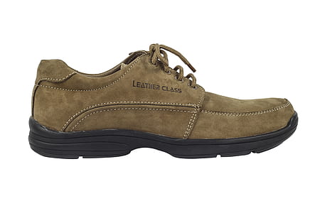 Brown Leather Class Lace-up Shoe