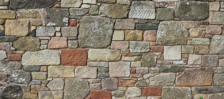 assorted-color brick