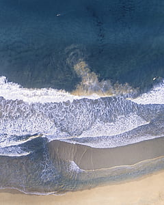 aerial photo of sea during daytime