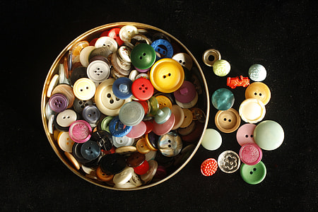 assorted clothes buttons lot