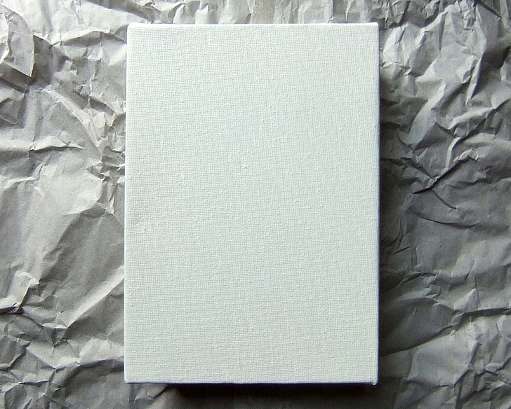 rectangular white box