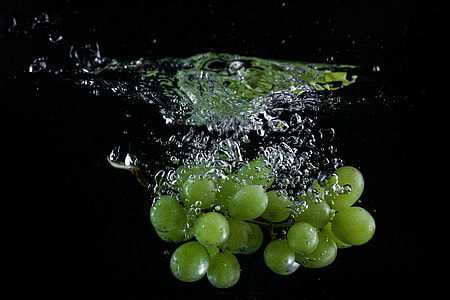 Grapes Thrown in Water